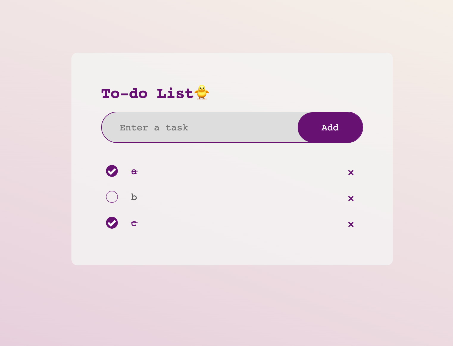 To-Do List
